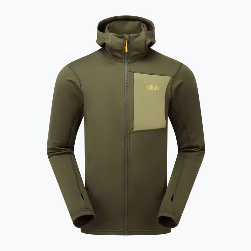 Чоловіча толстовка Rab Superflux Hoody army QFG-13 4