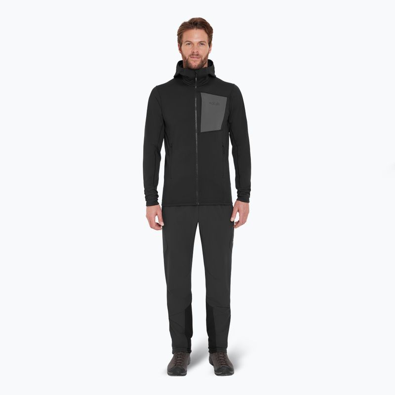 Чоловіча толстовка Rab Superflux Hoody black QFG-13-BLK 2