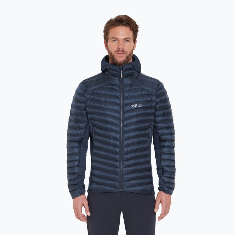 Куртка утеплена чоловіча Rab Cirrus Flex Hoody tempest blue