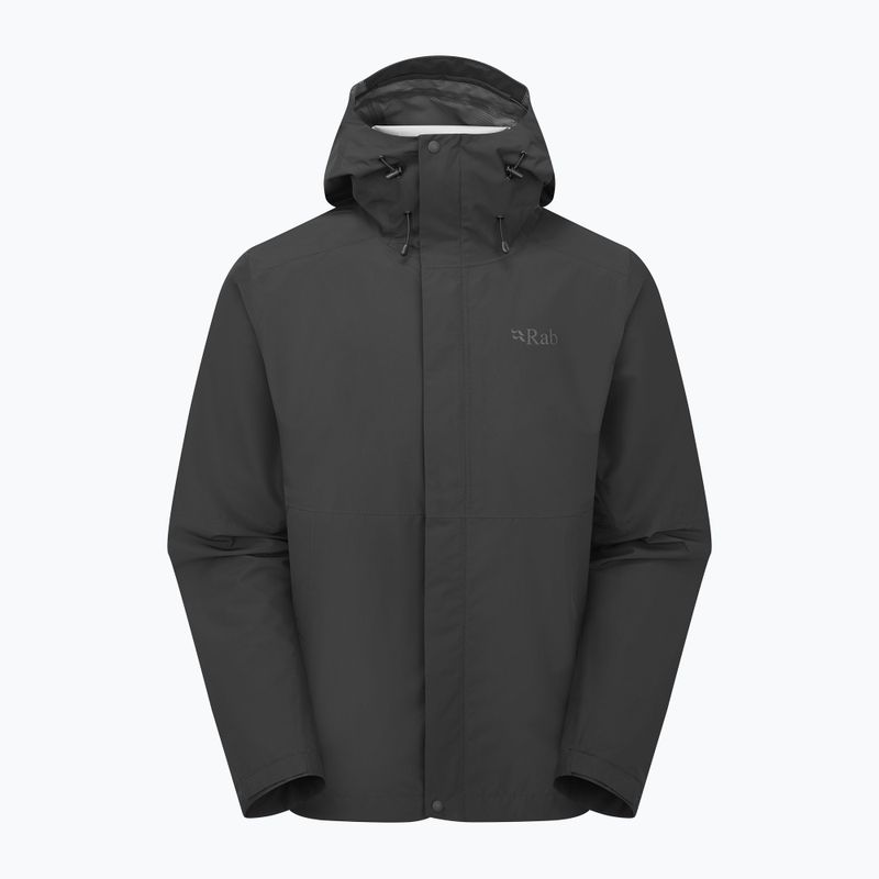 Куртка-дощовик чоловіча Rab Downpour black