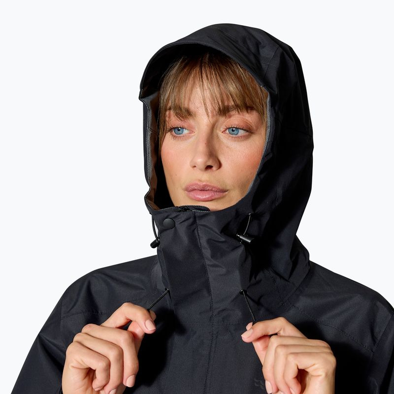 Жіноча дощова куртка Rab Downpour black 5