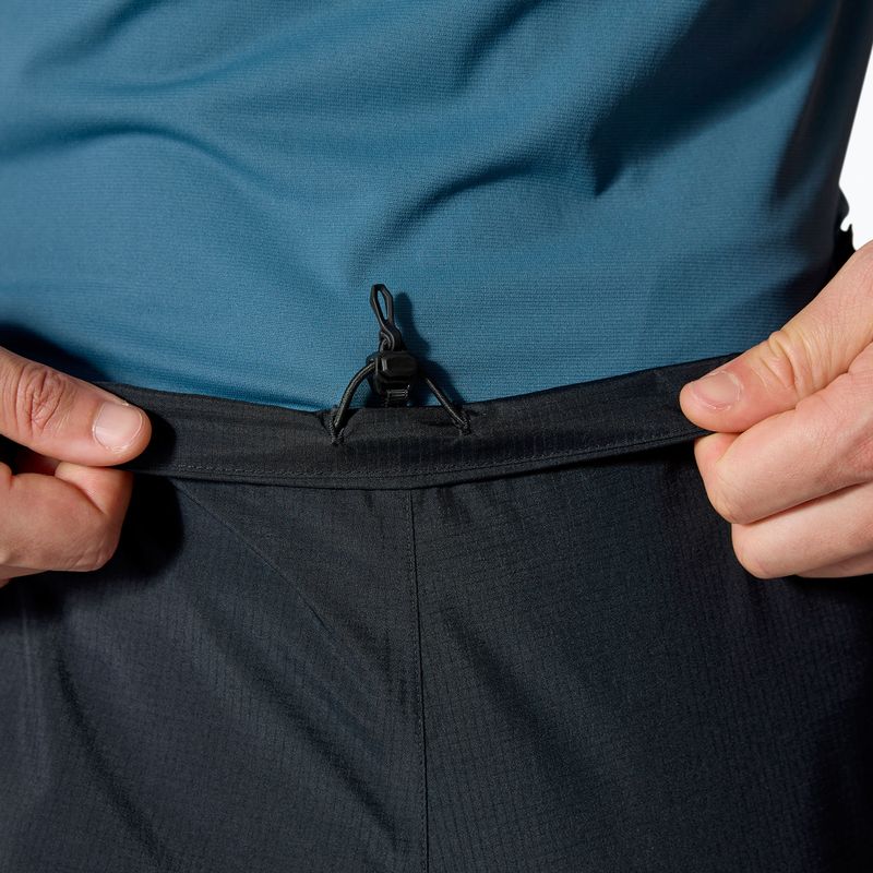 Штани трекінгові чоловічі Rab Downpour Mountain black 4