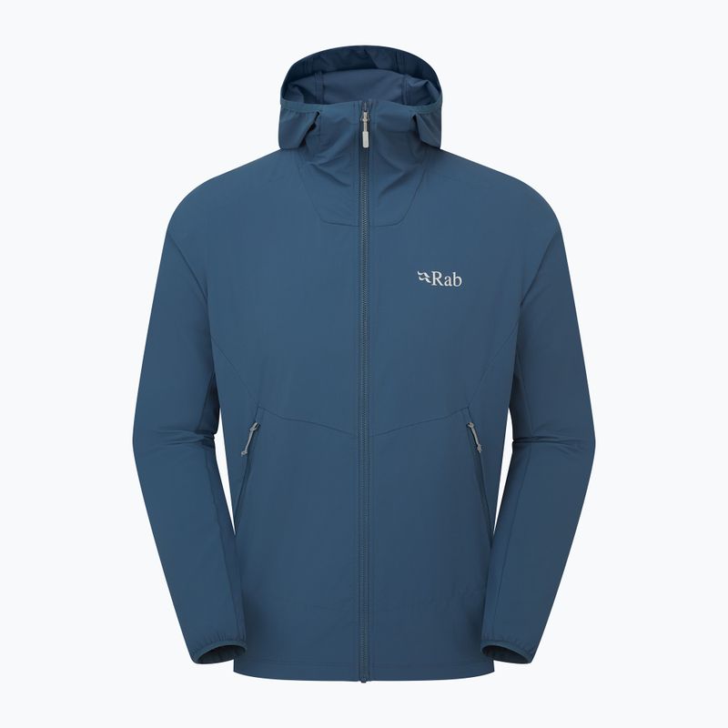Куртка софтшел чоловіча Rab Borealis Hoody tempest blue
