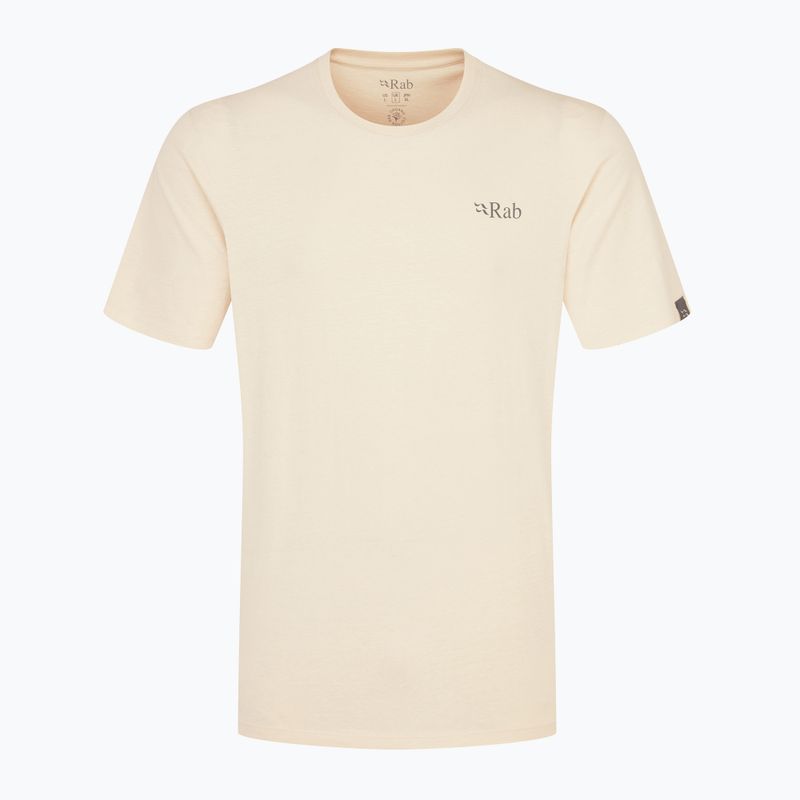 Футболка чоловіча Rab Stance Mountain Peak ecru