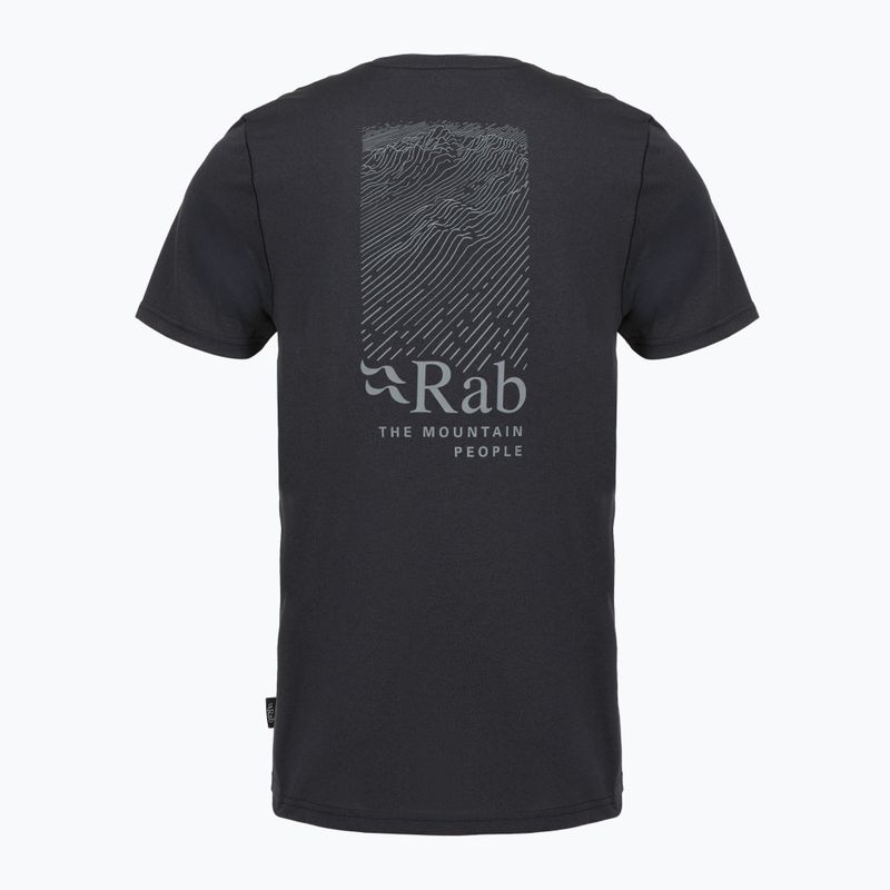 Футболка чоловіча Rab Ridge Tee ebony 2