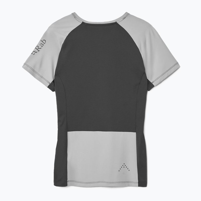 Футболка жіноча Rab Trail Tee dark pewtwer/graphene 2