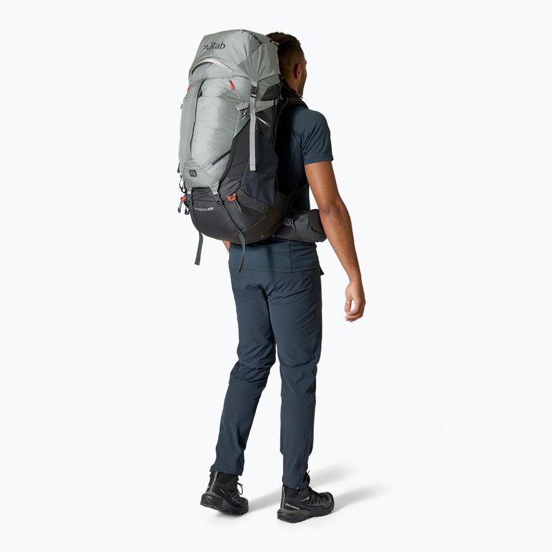 Рюкзак трекінговий Rab Hyperon 65 л dark pewter/anthracite 8