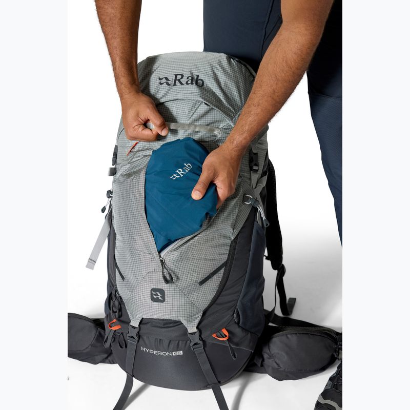 Рюкзак трекінговий Rab Hyperon 65 л dark pewter/anthracite 13