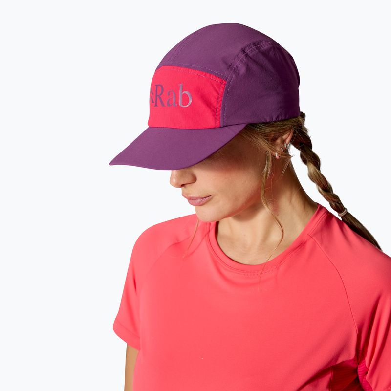 Кепка Rab Talus 5 Panel plum/watermelon 4