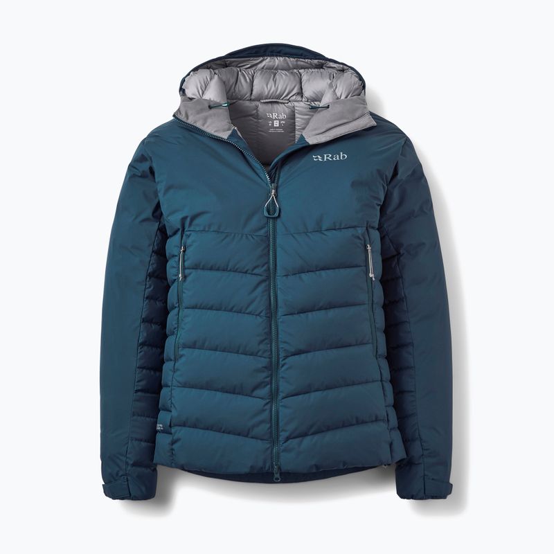 Пуховик чоловічий Rab Infinity Windstopper Hoody tempest blue 4