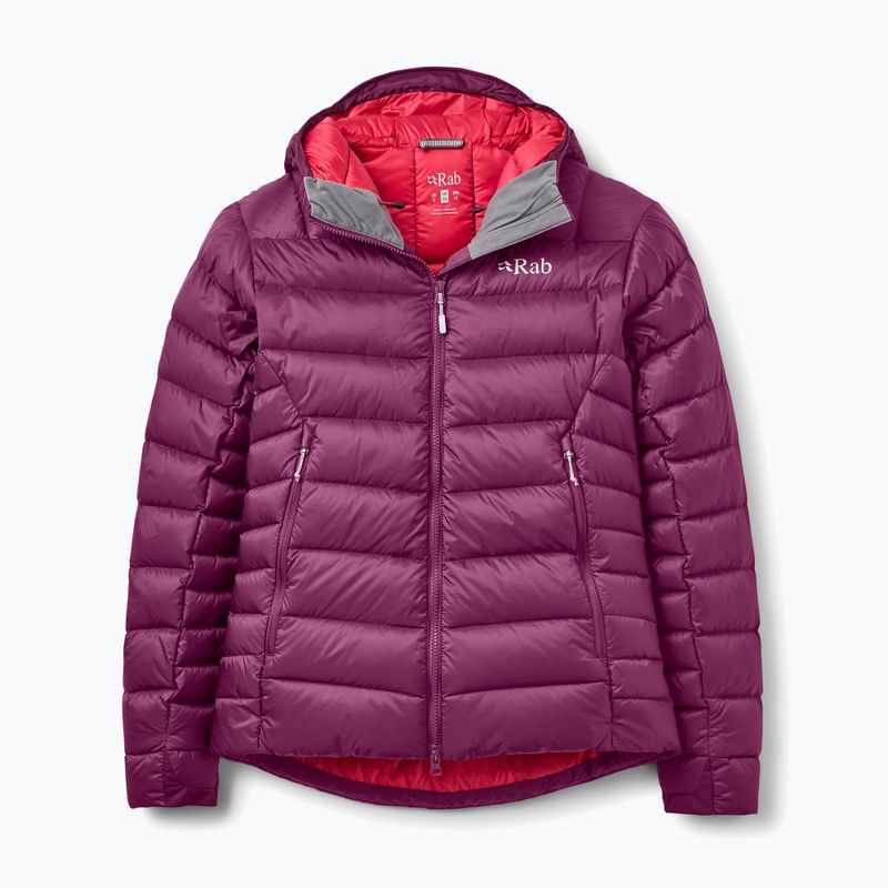 Пуховик жіночий Rab Electron Pro Hoody mulberry