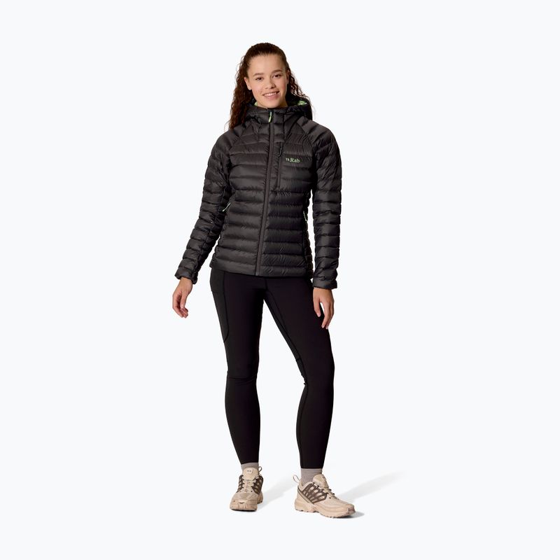 Пуховик жіночий Rab Microlight Alpine Hoody graphene 2