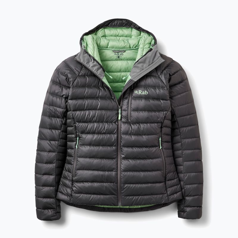 Пуховик жіночий Rab Microlight Alpine Hoody graphene 4