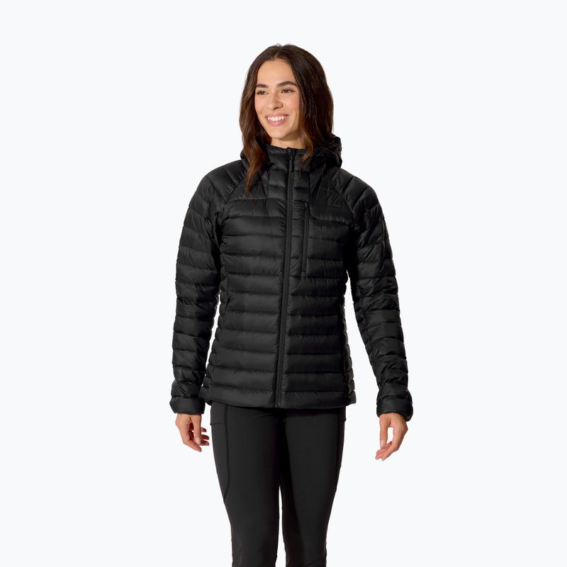Пуховик жіночий Rab Microlight Alpine Hoody black
