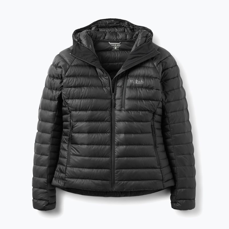 Пуховик жіночий Rab Microlight Alpine Hoody black 4