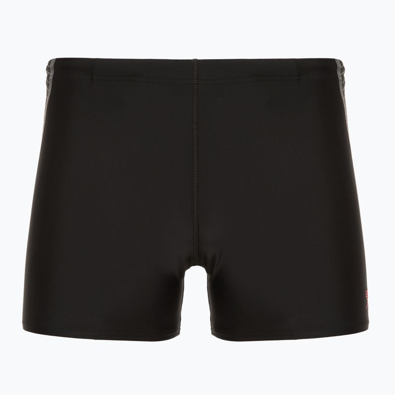 Плавки чоловічі Speedo Placement Aquashort black/red