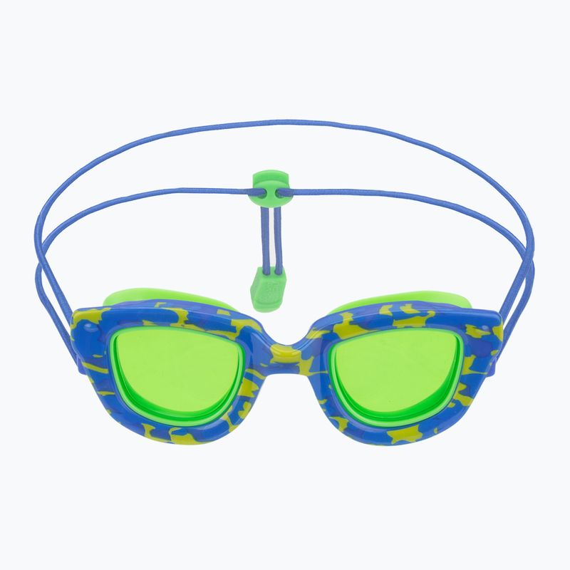 Окуляри для плавання дитячі Speedo Sunny г Pop Seasiders Print speedo blue camo / jello green 2