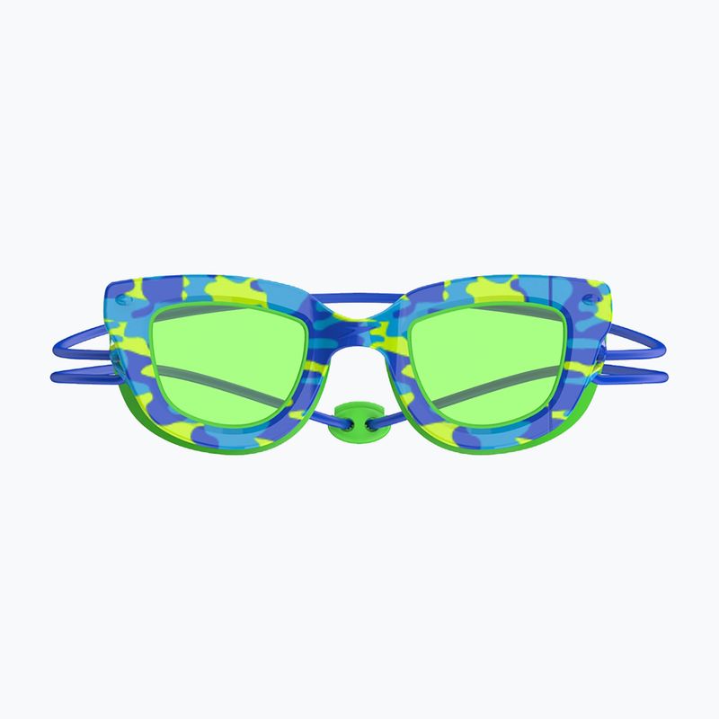 Окуляри для плавання дитячі Speedo Sunny г Pop Seasiders Print speedo blue camo / jello green 2