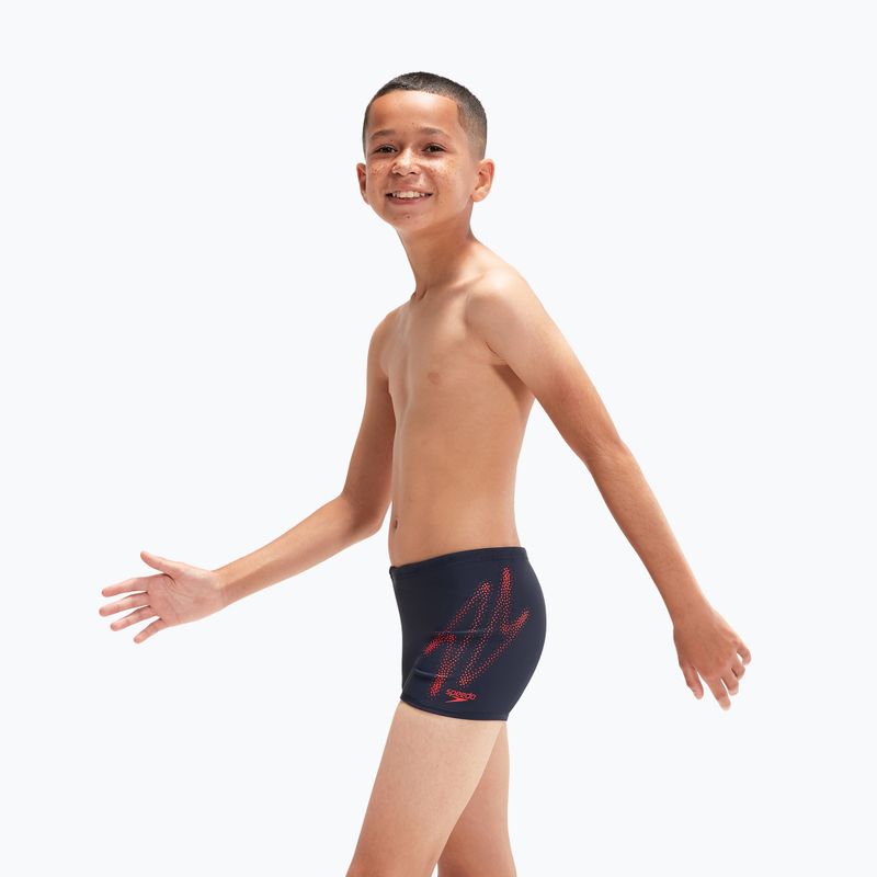 Плавки дитячі Speedo Hyper Boom Logo Placement Aquashort сині 8-00315415190 6