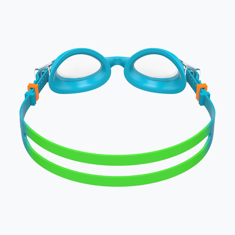 Окуляри для плавання дитячі Speedo Skoogle Infant azure blue/fluo green/fluo orange/clear 8-0735914645 8