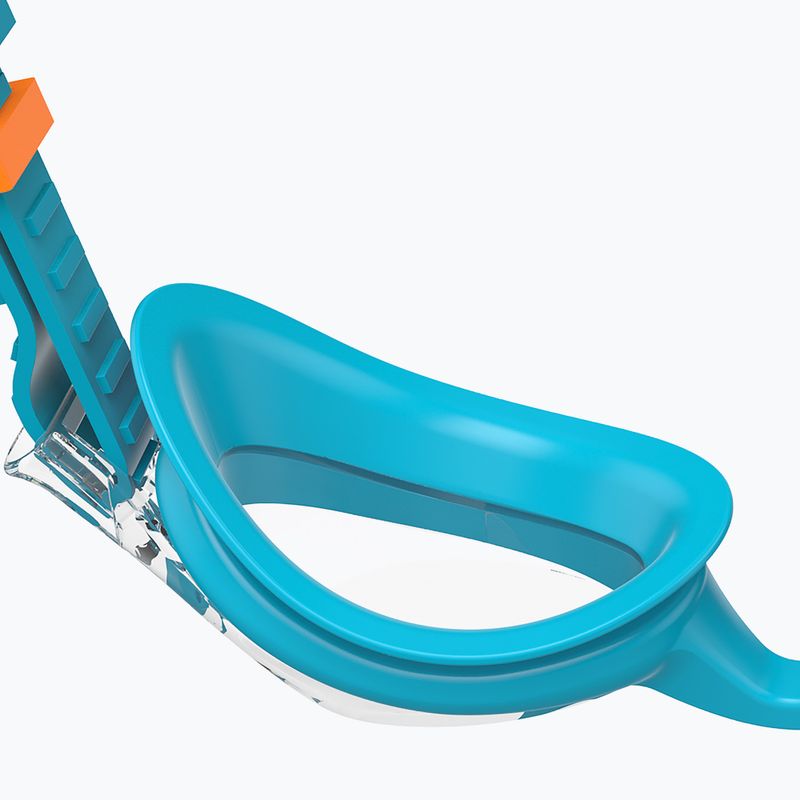 Окуляри для плавання дитячі Speedo Skoogle Infant azure blue/fluo green/fluo orange/clear 8-0735914645 9