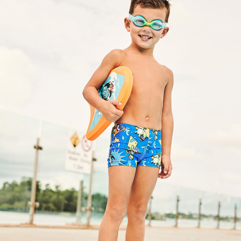 Окуляри для плавання дитячі Speedo Illusion Infant azure blue/fluo green/fluo orange/clear 8-1211514638 9