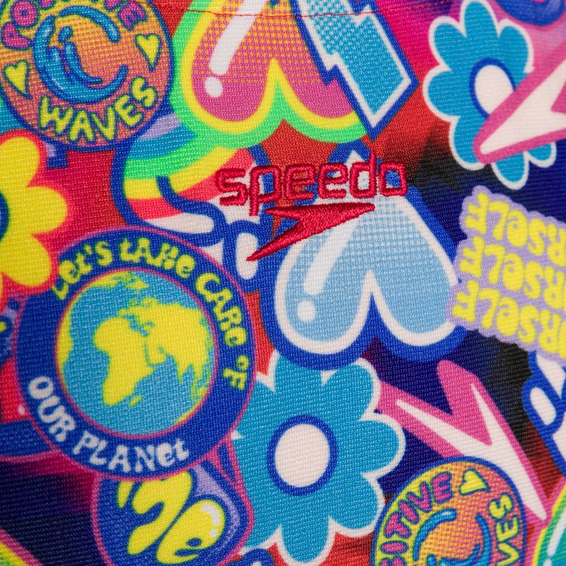 Купальник суцільний дитячий  Speedo Digital Allover Splashback блакитно-червоний 8-00262314742 3