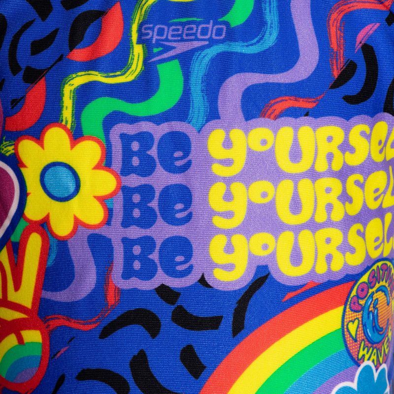 Купальник суцільний дитячий  Speedo Digital Placement Splashback блакитно-фіолетовий 8-00262514737 3