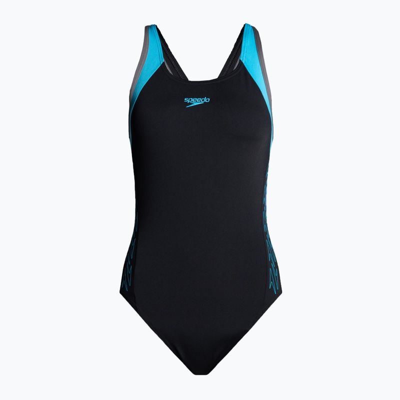 Купальник суцільний жіночий Speedo Hyperboom Splice Flyback чорний 8-00305015160