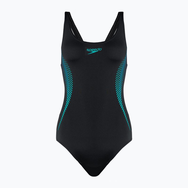 Плавальний костюм Speedo Placement Muscleback чорний 8-00305814837