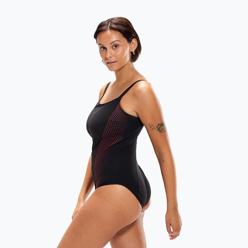 Купальник суцільний жіночий Speedo rystalLux Printed Shaping чорний 8-00306915111 6