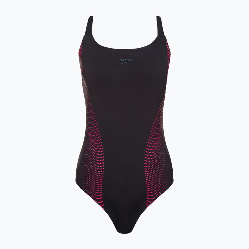 Купальник суцільний жіночий Speedo rystalLux Printed Shaping чорний 8-00306915111