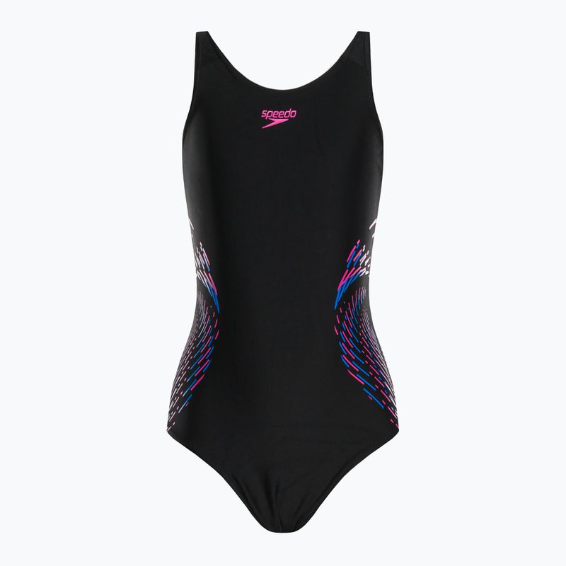 Купальник суцільний дитячий  Speedo Plastisol Placement Muscleback чорний 8-0832414379