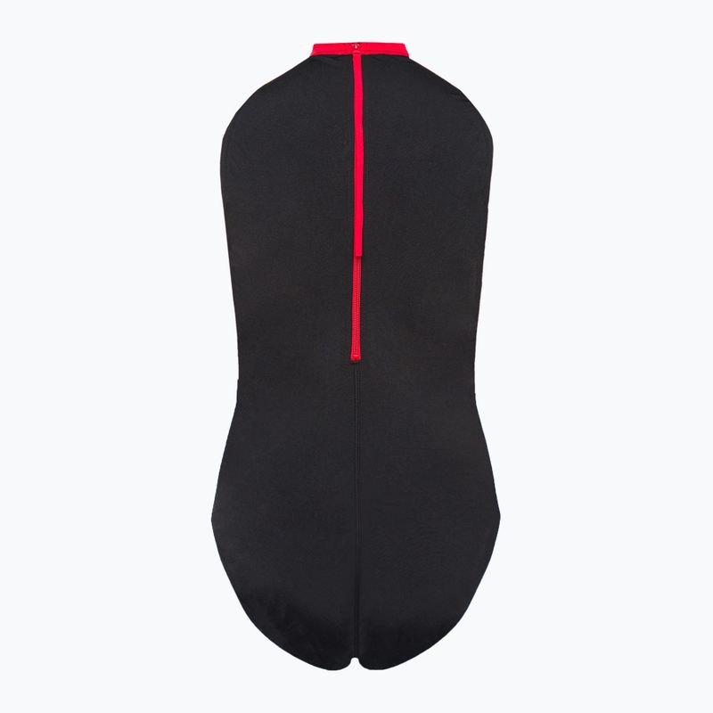 Купальник суцільний жіночий Speedo Digital Placement Hydrasuit чорно-червоний 8-1244515213 2
