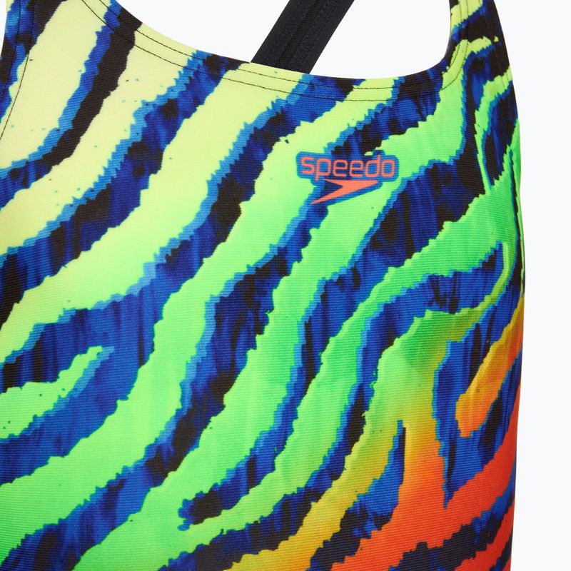 Купальник суцільний дитячий Speedo Digital Placement Medalist blue/green 3