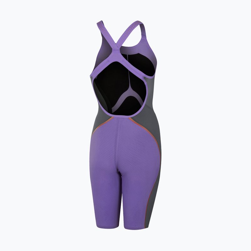 Купальник суцільний жіночий Speedo Fastskin LZR Pure Intent Openback Kneeskin фіолетовий 8-11974H545 2