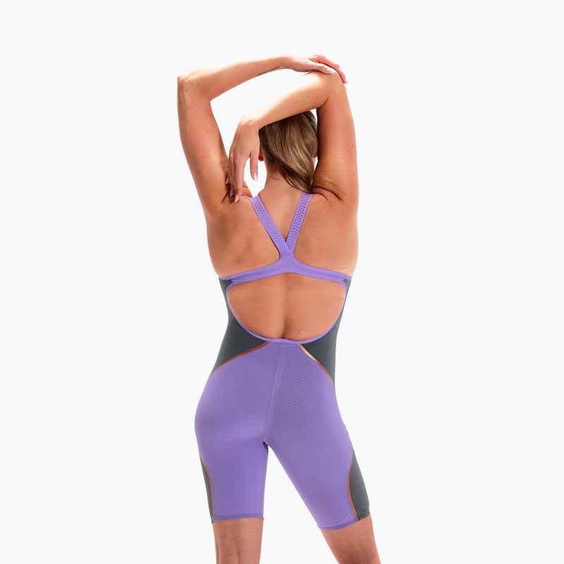 Купальник суцільний жіночий Speedo Fastskin LZR Pure Intent Openback Kneeskin фіолетовий 8-11974H545 4