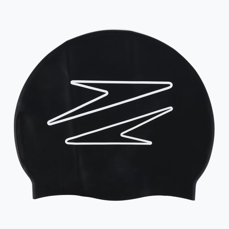 Шапочка для плавання Speedo Printed Silicone чорна 8-0838514631