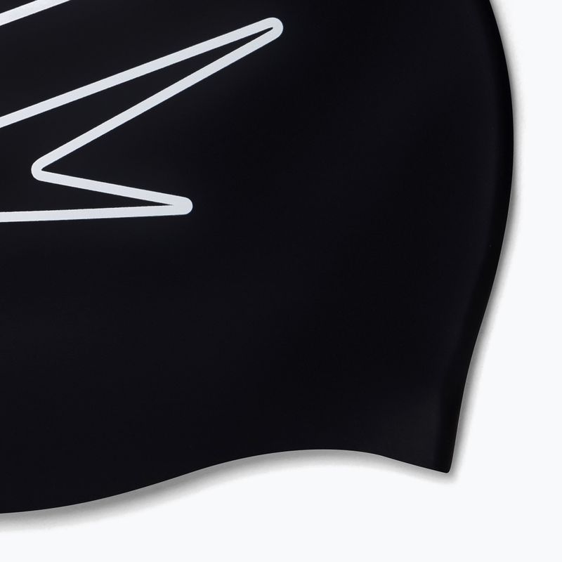 Шапочка для плавання Speedo Printed Silicone чорна 8-0838514631 4