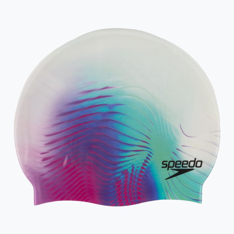 Шапочка для плавання Speedo Digital Printed біло-фіолетова 8-1352414649