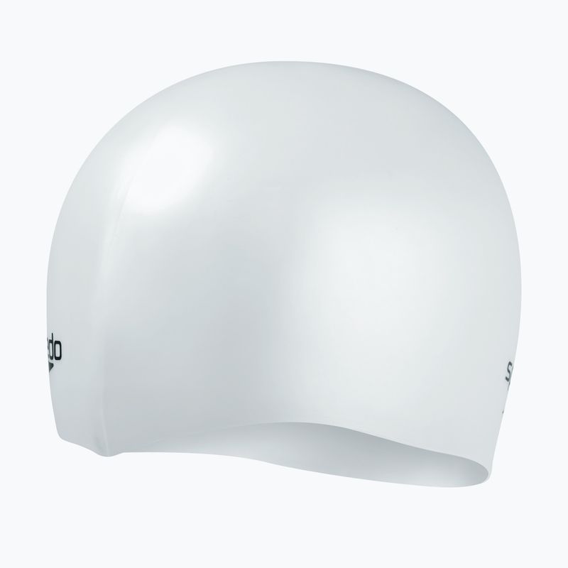 Шапочка для плавання Speedo Plain Moulded Silicone white pearlescent 4