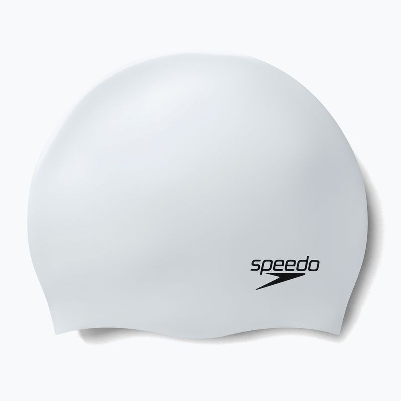 Шапочка для плавання Speedo Plain Moulded Silicone white pearlescent 5