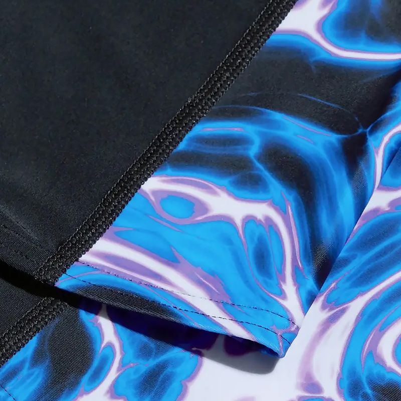 Чоловічі плавки Speedo Allover Digi V-Cut чорний/синій 7