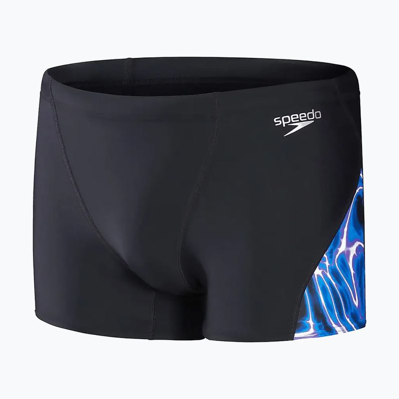 Чоловічі плавки-боксери Speedo Allover Digi V-Cut чорні/сині 5