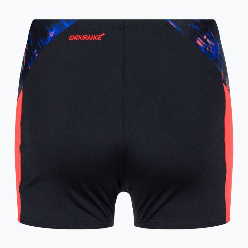 Чоловічі плавальні шорти Speedo ECO END+ Splice чорні/помаранчеві 2