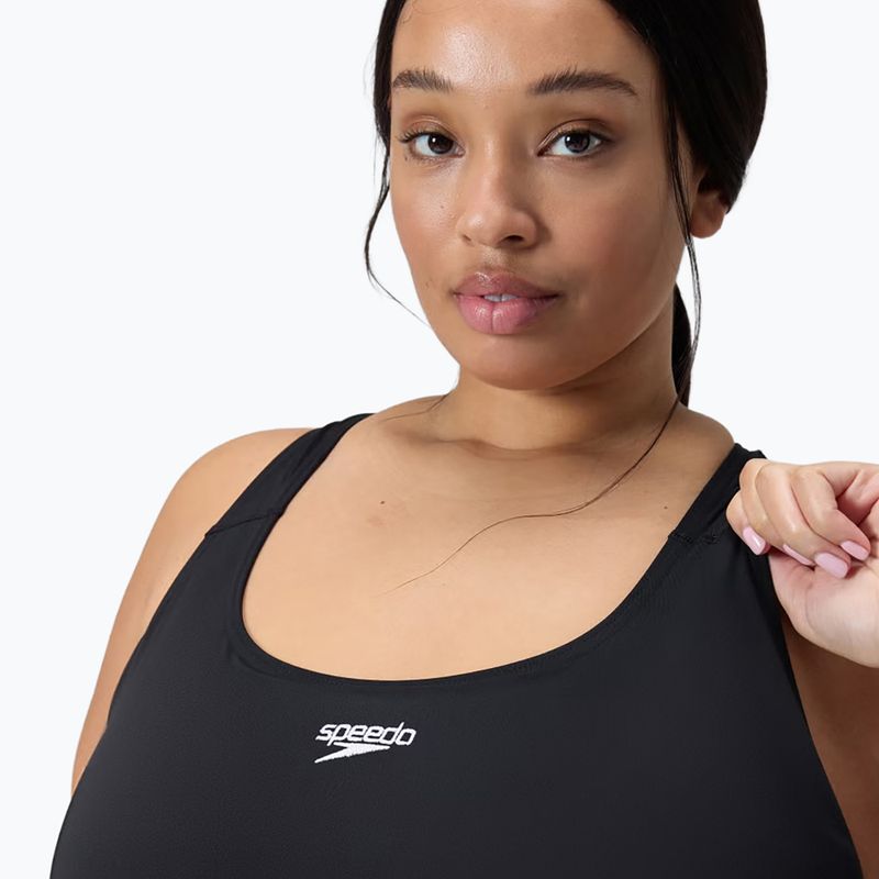 Купальник суцільний жіночий Speedo Endurance+ Medalist Plus Size black 5
