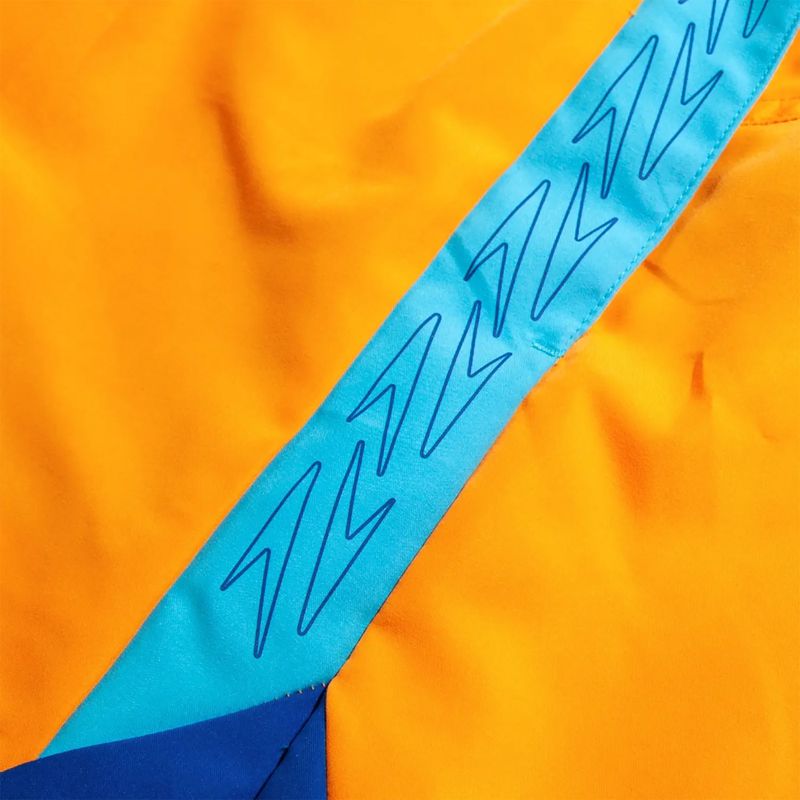 Шорти для плавання чоловічі Speedo Hyperboom Splice 16" mandarin peel/picton blue/true cobalt 4
