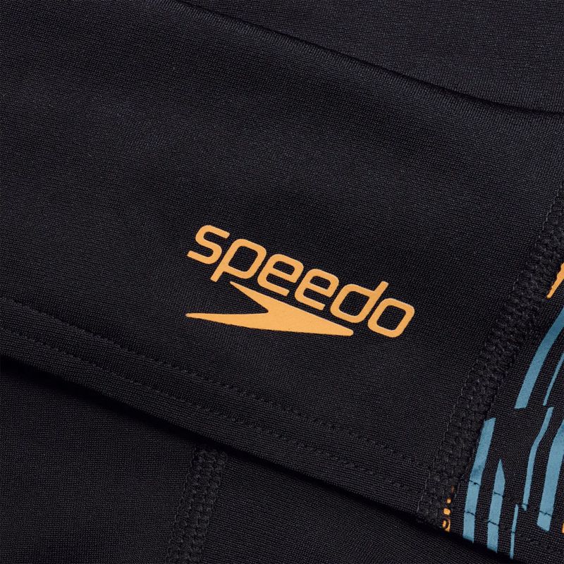 Плавки чоловічі Speedo Tech Panel black/mandarin peel/dark teal 3