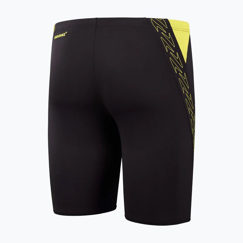 Плавки для плавання чоловічі Speedo Hyper Boom Splice black/lemon drizzle 2