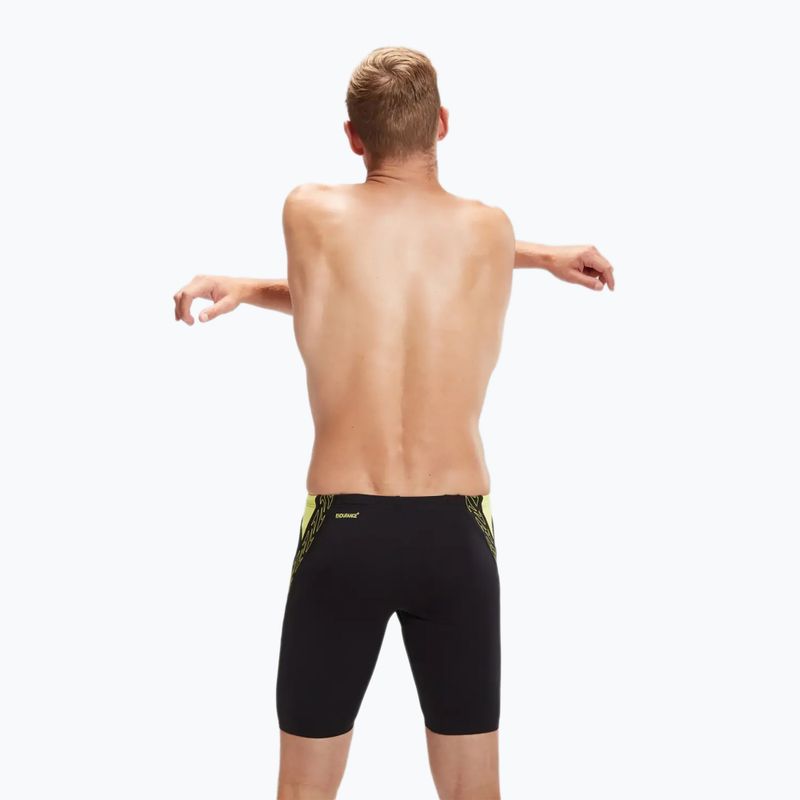 Плавки для плавання чоловічі Speedo Hyper Boom Splice black/lemon drizzle 6